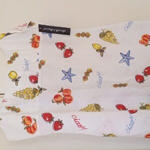 Brand New DEREK HEART Fruit And Starfish Dress